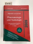 Karow, Thomas und Ruth Lang-Roth: - Allgemeine und Spezielle. Pharmakologie und Toxikologie, 2009. Vorlesungsorientierte Darstellung und klinischer Leitfaden.