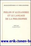 C. Levy (ed.); - Philon d'Alexandrie et le langage de la philosophie,