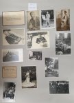 Wilhelm von Preußen: - Konvolut : Original Fotografien und Foto-Postkarten : Haus Hohenzollern, Beerdigung 1951, Trauerkarte von Prinzessin Cecilie signiert :