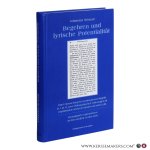 Schnurr, Johannes. - Begehren und lyrische Potentialität. Eine Untersuchung des Konkupiszenz-Begriffs in J. M. R. Lenz' Philosophischen Vorlesungen für empfindsame Seelen in Hinsicht auf seine Lyrik. Exemplarisch vorgenommen an dem Gedicht An den Geist.