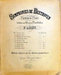 Beethoven, Ludwig van und Franz Liszt: - Symphonies de Beethoven. Partition de Piano, dédiée au Baron H. de Bülow par F. Liszt. No. 2 Re maj (D dur)