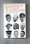 Tunney Christopher - Biographical Dictionary of World War II