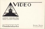 LÉONARD, Jos / Willy GODENNE - VIDEO. Agence immobilière. (Reclamekaart).