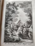 Hervey J. - Theron en Aspasio of reeks van Godvrugtige gesprekken en brieven, over de gewigtigste, noodigste, en nuttigste onderwerpen. Complete zeer fraaie set van 4 delen.