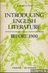 Schutter, A. - Introducing English Literature - Before 1900