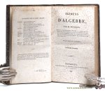 Bourdon, M. - Élémens d'Algèbre. Huitième édition.