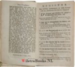 Sprigge [Sprigg], Joshua [Josua] - De Getuygenisse eener Aenstaende Heerlijkheyt, Voorgedragen in XVII. Geest-rijke Sermoonen, Tot Londen in Pankras-Kerke …... ; ende ... in 't Neerlands getrouwelijk overgeset door P.S