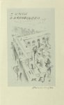 Hlinovsky, Stanislav. - Exlibris voor Archeolgii. Dr. Es.
