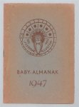 n.n  M.A Frenken ( inslaander = inkoper van de drukkerij) - baby almanak 1947  |(geschenk aan personeel drukkerij P. Den Boer)