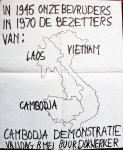 Affiche/Viet Nam - In 1945 onze bevrijders in 1970 de bezetters van Laos en Vietnam