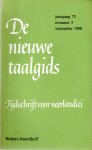 Sötemann, A.L. e.a. (redactie) - De nieuwe taalgids, jaargang 73, nummer 5, september 1980