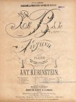 Rubinstein, Anton: - [Op. 14. Nr. 9] Le bal. Fantaisie pour le piano en dix numéros. Op. 14. No. 9. Galop