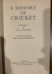 Altham, H.S. - A history of Cricket - Volume I