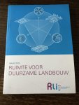  - Ruimte voor duurzame landbouw