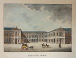 Anonymous engraver after ‘Pierre-Jacques Goetghebuer’. - [Coloured Lithography, gekleurde lithografie, The Hague] Palais du Roy à La Haye (Paleis Noordeinde in Den Haag), 1 p., published in 1870.
