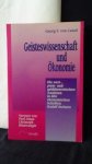 Canal, Georg F. von, - Geisteswissenschaft und ?konomie.