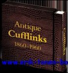 Guy-David Lambrechts. - Antique Cufflinks  1860-1960, ouvrage de reference sur boutons de manchettes antique.