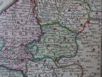 Tirion, Isaak - Nieuwe kaart der Vereenigde Nederlanden