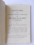  - STATUTEN en REGLEMENT der vereeniging "EEN SCHOOL MET DE BIJBEL" te Hoornaar