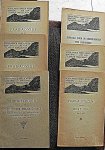 N.A. - Handelingen van het Ned.-Indisch Wegencongres gehouden in de Technische Hoogeschool te Bandoeng 23-25 Juni 1924.Totaal 6 boekjes.