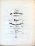 Prossnitz, Adolf: - Deux impromptus faciles pour piano. Op. 16. 2e. suite