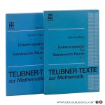 Mazja, Wladimir. - Einbettungssätze für Sobolewsche Räume. Teil 1–2 [2 volumes].