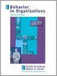 Jerald Greenberg, Jerald Greenberg - Behavior In Organizations