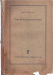 Heidegger, Martin. - Vom Wesen des Grundes.