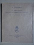 Walle, B. van de. - La transmission des textes littéraires Égyptiens. Avec une annexe de G. Posener.
