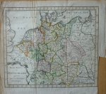 Jager, J. van - Nieuwe kaart van Duitschland opgemaakt volgens de Naukeurigste Waarneemingen. Originele kopergravure.