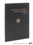 Gregorius Nyssenus = ( Gregorii Nysseni = Gregoire de Nysee = Gregory of Nyssa ) / Georgius Pasquali. - Gregorii Nysseni Epistulae. Editio altera.
