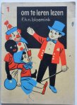 Bloemink F H N, ill. Hummel John - Om te leren lezen deel 1