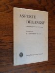 Ditfurth, H v. - Aspekte der Angst. Starnberger Gespräche 1964
