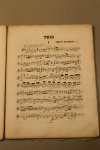 SCHUMANN, Robert - 1er Trio en rémineur pour Piano, Violon et Violoncelle (early French edition)