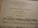Bach; Carl Philipp Emanuel (1714 - 1788) - Die 6 Sammlungen, Heft 1, 2 en 3: Sechs Claviersonaten // Claviersonaten nebst einigen Rondos für das Forte-Piano //
