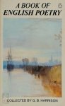 George Bagshawe Harrison 222467 - A book of English poetry Chaucer to Rossetti