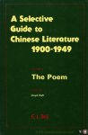 HAFT, Lloyd (edited by) - Selective guide chinese literature. Volume 3, The Poem