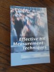 Fleming, Maureen J. - Effective HR Measurement Techniques