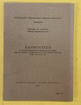 KONINKLIJK KOLONIAAL INSTITUUT TE AMSTERDAM. - AANWINSTEN OP ETHNOGRAFISCH EN ANTHROPOLOGISCH GEBIED VAN DE AFDEELING VOLKENKUNDE VAN HET KOLONIAL INSTITUUT OVER 1944, 1945 en 1946. Mededeelingen No. LXXXVII der Afdeeling Volkenkunde No. 34