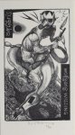 Hirsch, Karl-Georg. - Exlibris voor Wolfgang Wissing. Hirsch, Karl-Georg. - Exlibris voor Wolfgang Wissing.