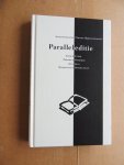  - Bijbel PARALLELEDITIE  II Statenvertaling / Nieuwe Bijbelvertaling - Genesis, 31 Pslamen, Zachaia / Zacharia, Markus / Marcus, 1 Korinthe / 1 Korinthiërs, Openbaring. ---- Esther, Prediker, Jona,  Handelingen