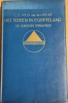 Vecht, C. F. Ph. D. van der - HET TEEKEN IN EGYPTELAND.  De groote Pyramide in het Licht van den modernen Tijd.