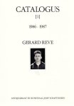 (REVE, Gerard). SCHAFTHUIZEN, Joop - Catalogus 1. 1986-1987. Gerard Reve.