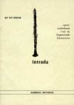 Beekum, Jan van - Intrada - Speelstudieboek voor de beginnende klarinettist