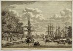 J. Bulthuis, K.F. Bendorp - Antieke prent Zeeland: De Haven te Middelburg.