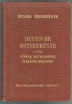 Tourist Guide., Meyers Reisebücher - Deutsche Ostseeküste I: Lübeck, Mecklenburg, Schleswig-Holstein. Mit 21 Karten, 26 Plänen und 4 Grunrissen.