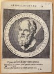 Vianen, van Jan? - [Antique etching and engraving, Socrates, Greek history, ca 1712] Bookillustration: Socrates Sophronisci Filius Atheniensis, with tekst of Pieter Vlaming (P.V.), published ca 1712, 1 p.