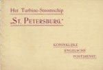 Koninklijke Engelse Postdienst - Brochure Het Turbine-Stoomschip St. Petersburg