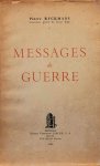 RYCKMANS Pierre (Gouverneur Général du Congo Belge) - Messages de Guerre