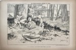Braakensiek, Johan (1858-1940) - [Original lithograph/lithografie by Johan Braakensiek] De Nederlandsche politiek in slaap, 24 Februari 1895, 1 pp.